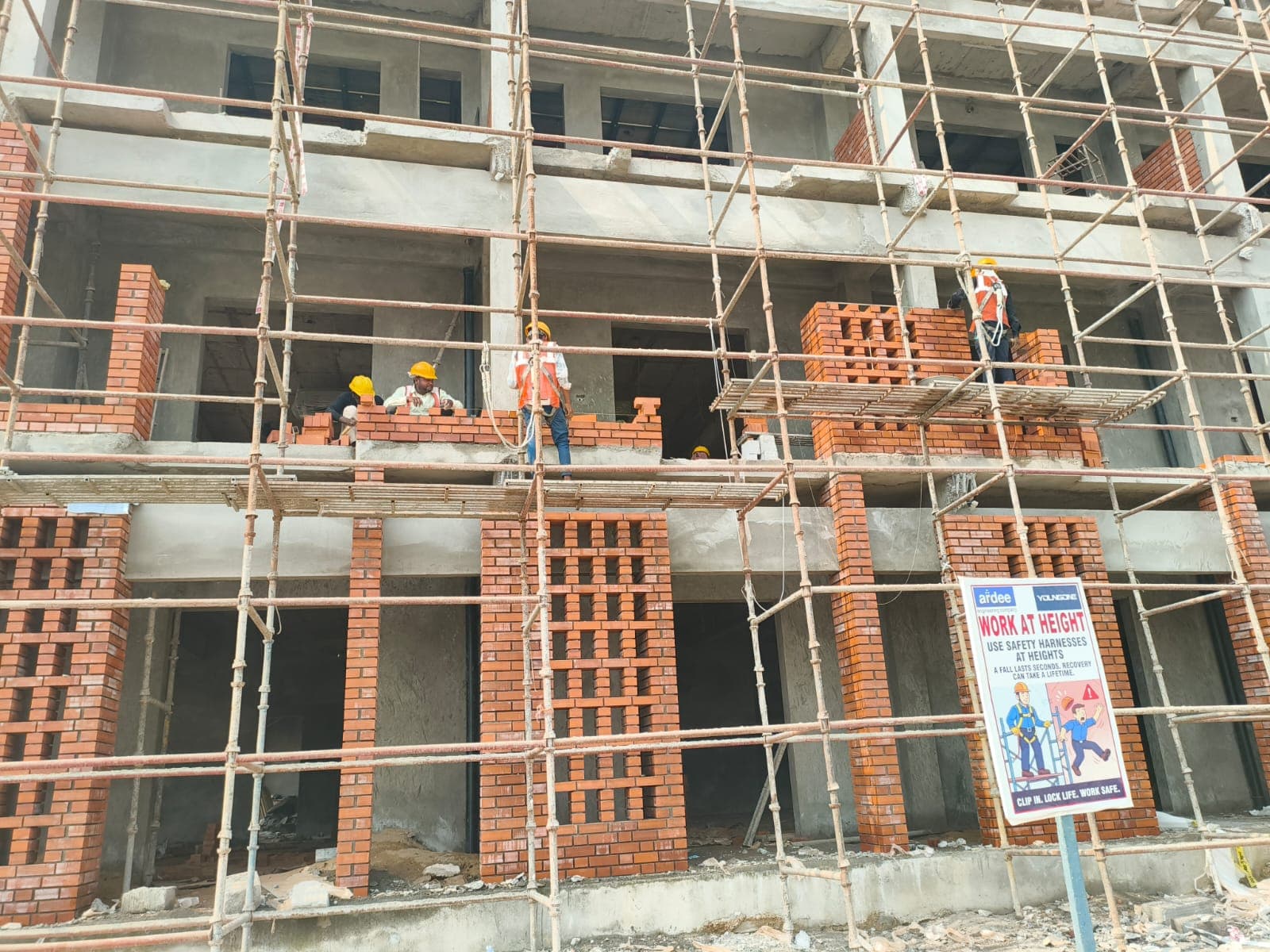Work at Height Safety Poster & Upper Staging