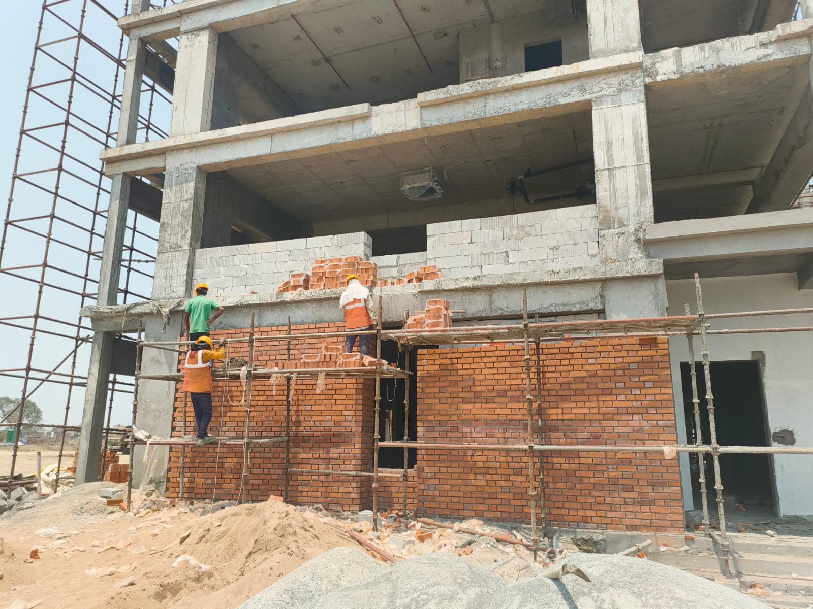 AAC Block Inner Leaf & Side Elevation Framing