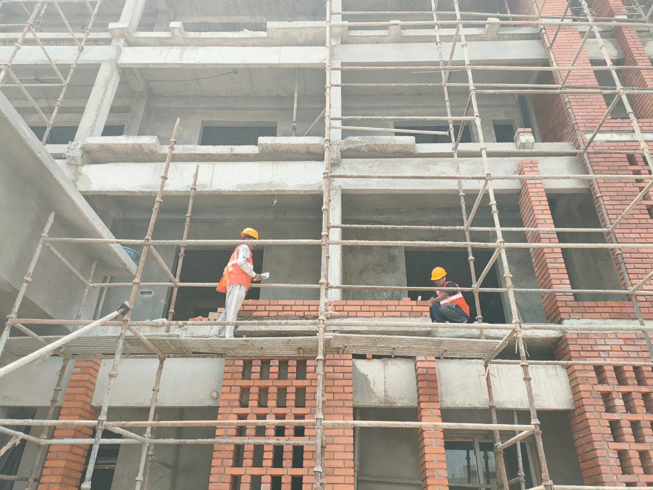 Upper Corridor Balcony Railing Masonry